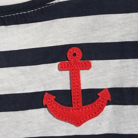 SOLD Striped Jersey with Appliqué - Picture 3 of 3